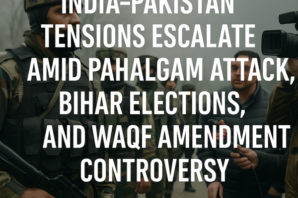 India-Pakistan Tensions Escalate Amid Pahalgam Attack, Bihar Elections, and Waqf Amendment Controversy