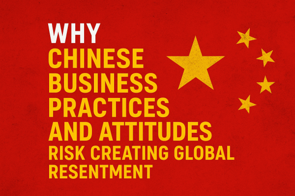 Why Chinese Business Practices and Attitudes Risk Global Resentment
