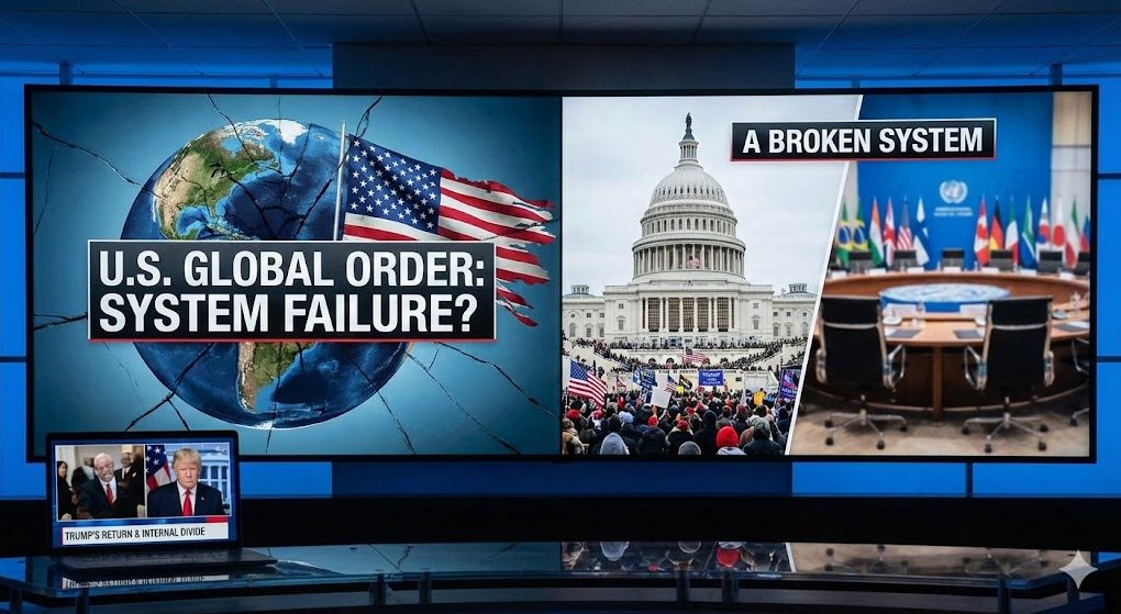 Is the U.S.-Led Global Order Breaking Down? Trump, Internal American Conflict, and the End of a System That No Longer Works